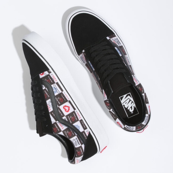 Furgonok Szerelmes Levelek Old Skool Black-true White