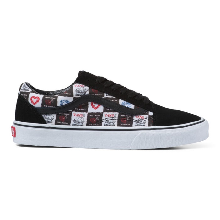 Furgonok Szerelmes Levelek Old Skool Black-true White