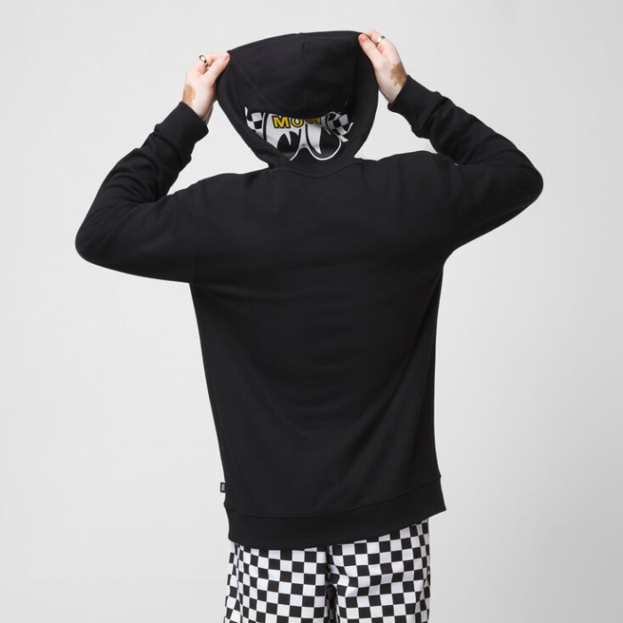 Vans Mooneyes Gyapjú Pulóver Fekete