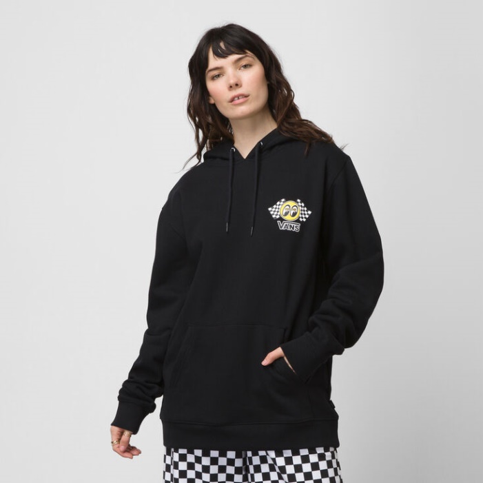Vans Mooneyes Gyapjú Pulóver Fekete