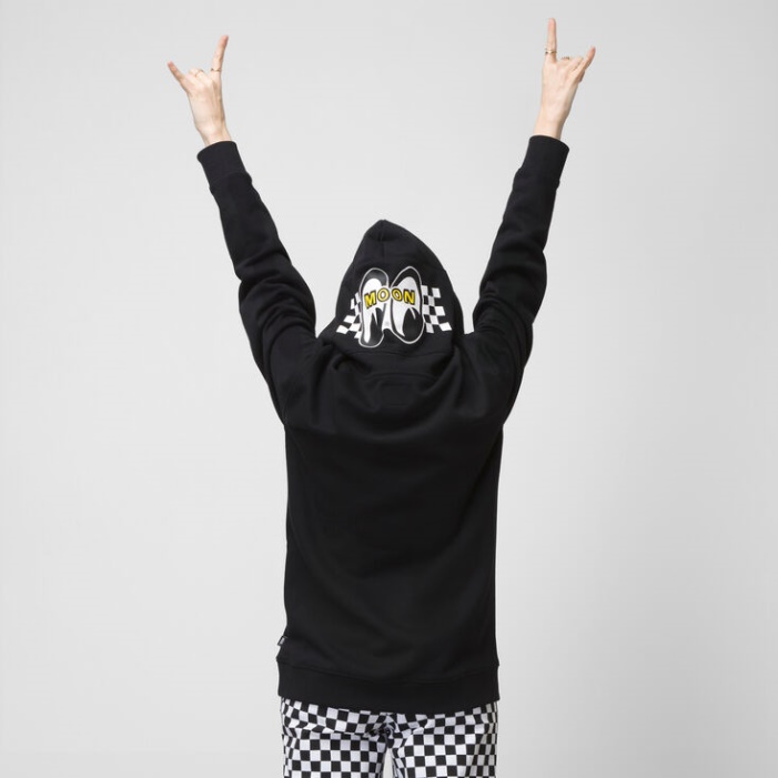 Vans Mooneyes Gyapjú Pulóver Fekete