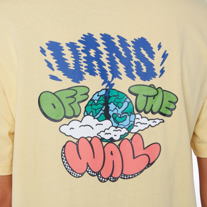 Vans Otw Art Collection Core Cho Earth Póló Mellow Sárga