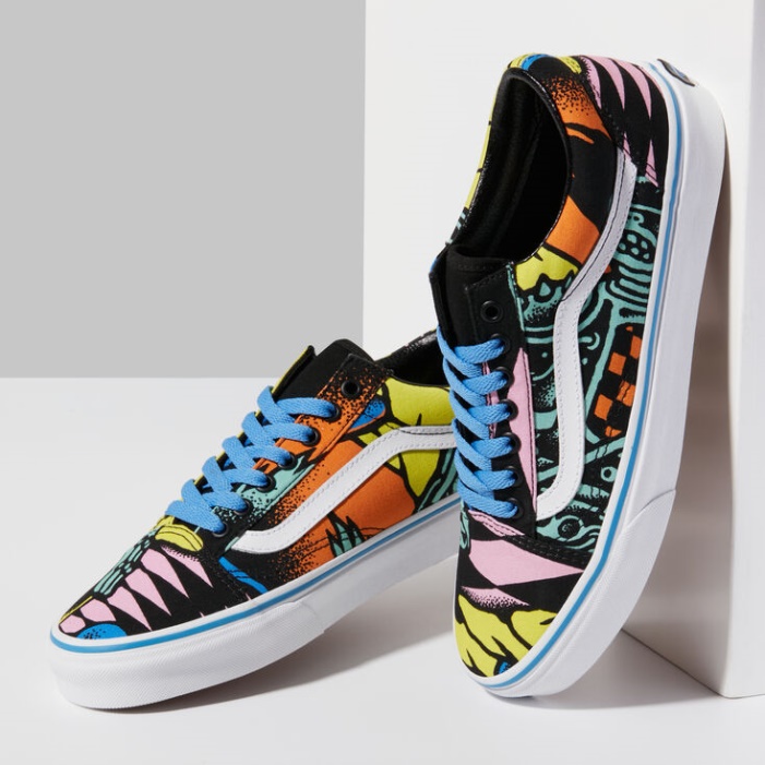 Vans Otw Művészeti Gyűjtemény Dahahm Choi Old Skool Multi-true White