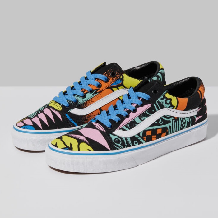 Vans Otw Művészeti Gyűjtemény Dahahm Choi Old Skool Multi-true White