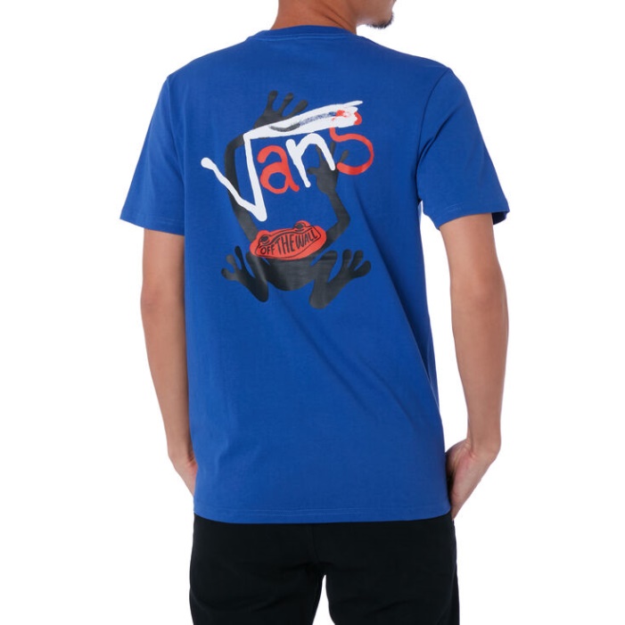 Vans Otw Art Collection Fivemonker Póló Mély Ultramarin