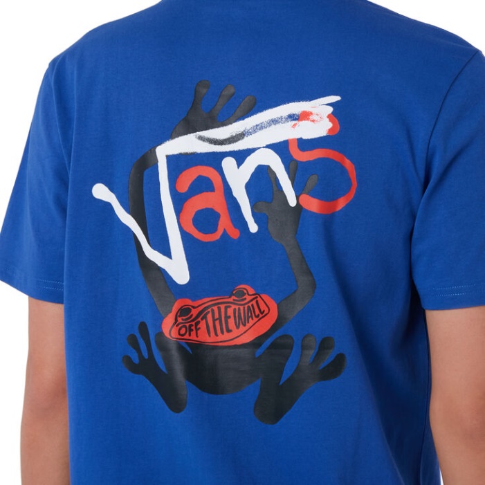 Vans Otw Art Collection Fivemonker Póló Mély Ultramarin