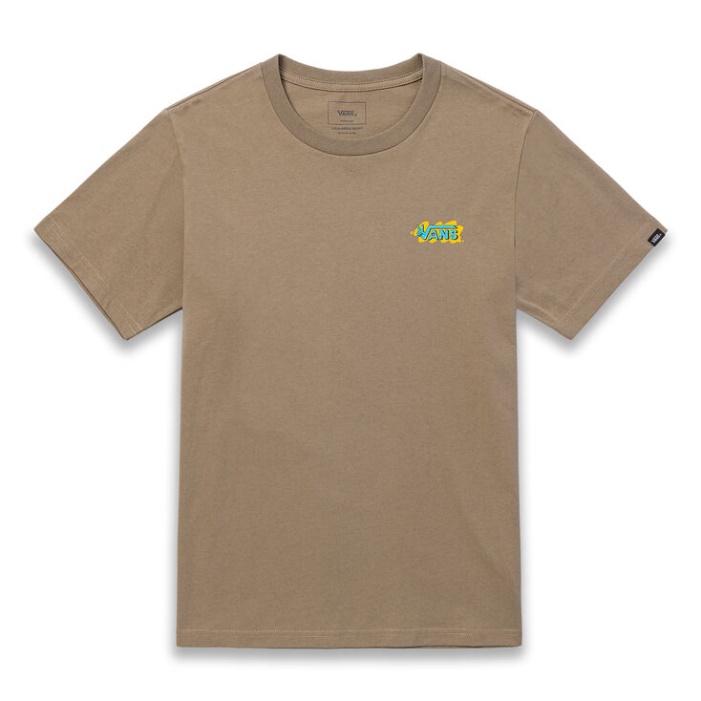 Vans Otw Művészeti Kollekció Woodsme Póló Desert Taupe