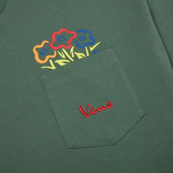 Vans Otw Pocket Gx Rövid Ujjú Póló Kacsa Zöld