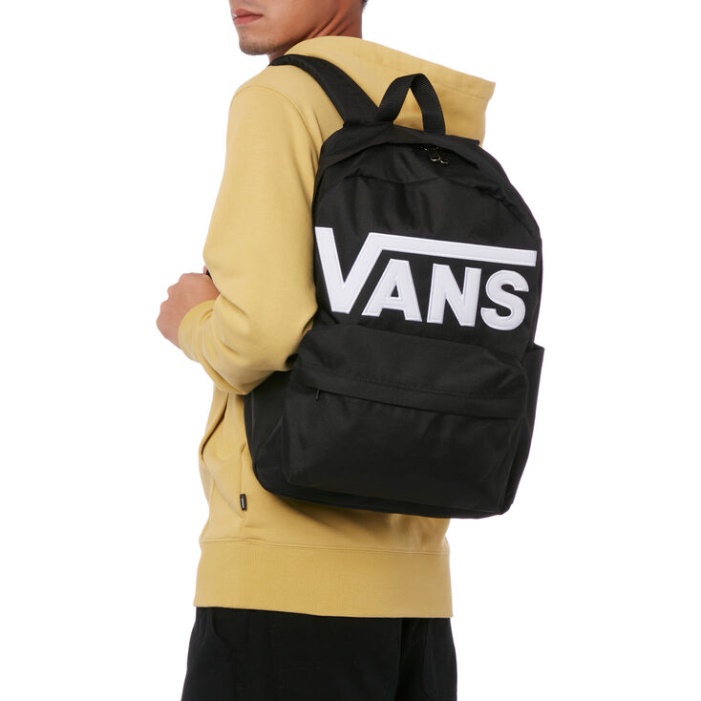 Vans Old Skool Drop V Hátizsák Fekete-fehér