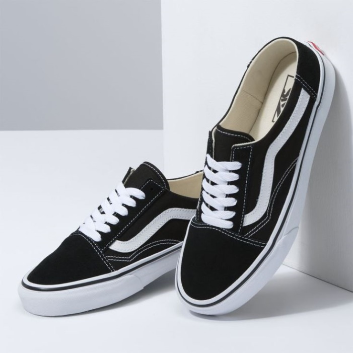 Furgonok Old Skool Mule Fekete-igaz Fehér
