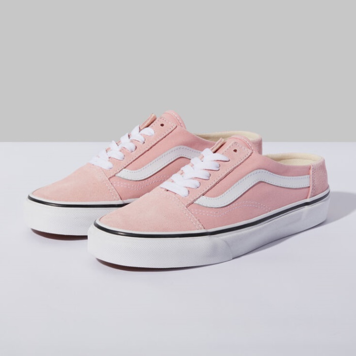 Vans Old Skool Mule Por Pink-true White