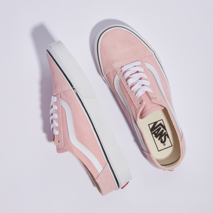 Vans Old Skool Mule Por Pink-true White