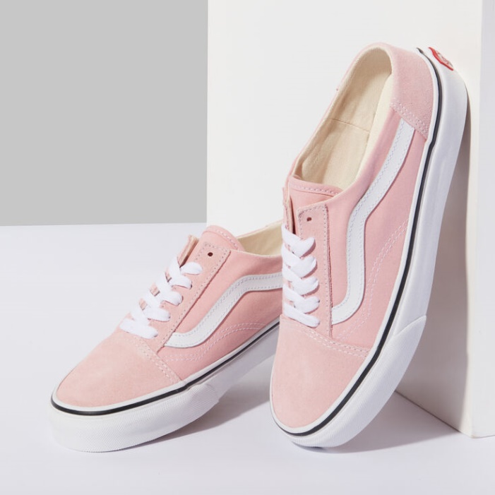 Vans Old Skool Mule Por Pink-true White