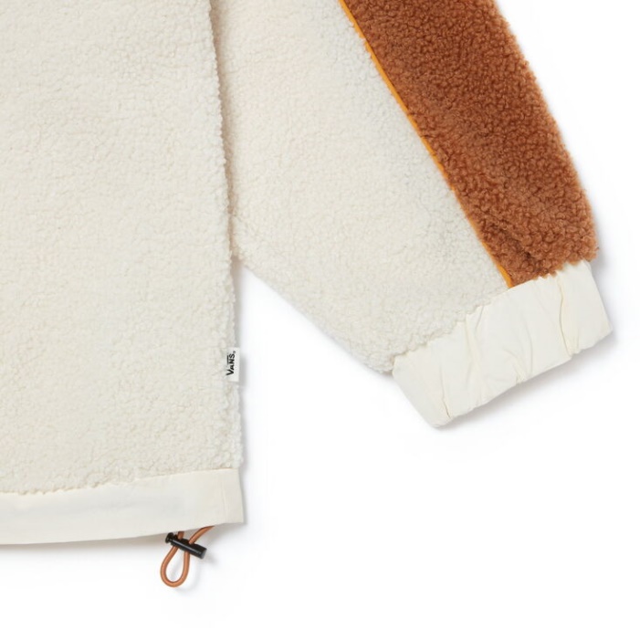Vans Otd Sherpa Anorak Antik Fehér