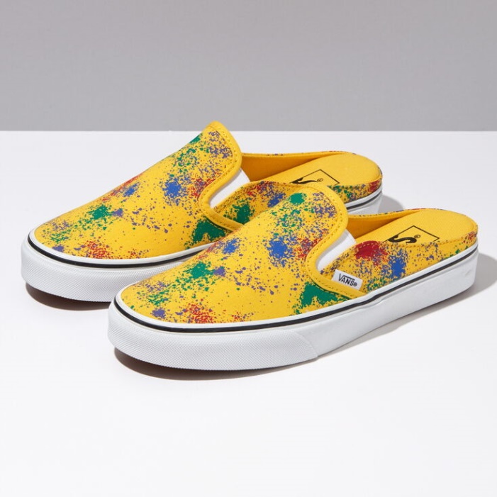 Furgonok Overspray Klasszikus Slip-on Mule Frézia-true White