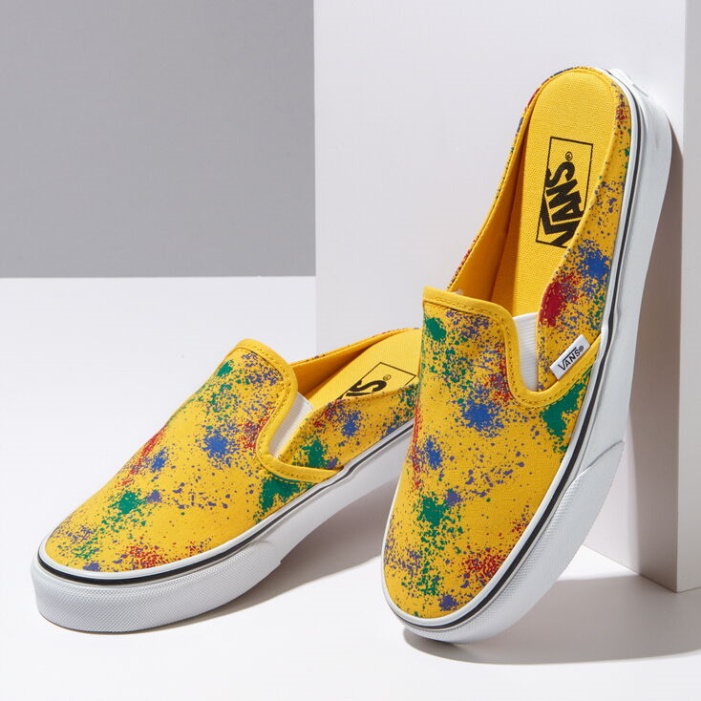 Furgonok Overspray Klasszikus Slip-on Mule Frézia-true White