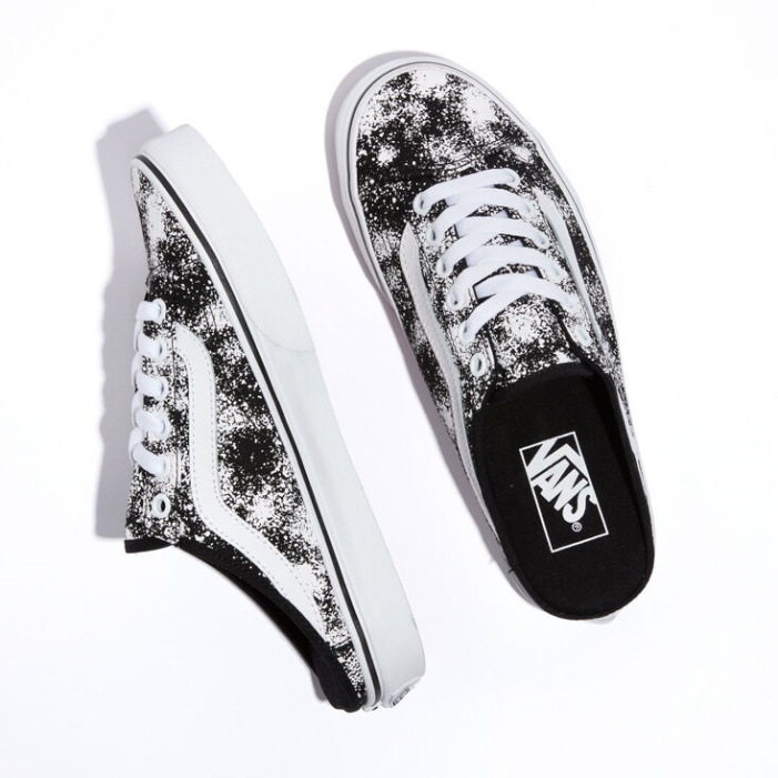 Vans Overspray Style 36 Mule Black-true White