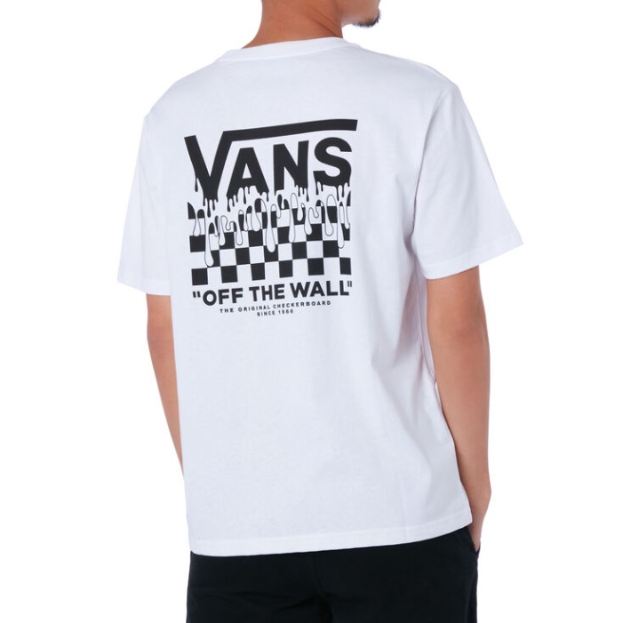 Vans Festék Csepegtető Csekk Póló Fehér