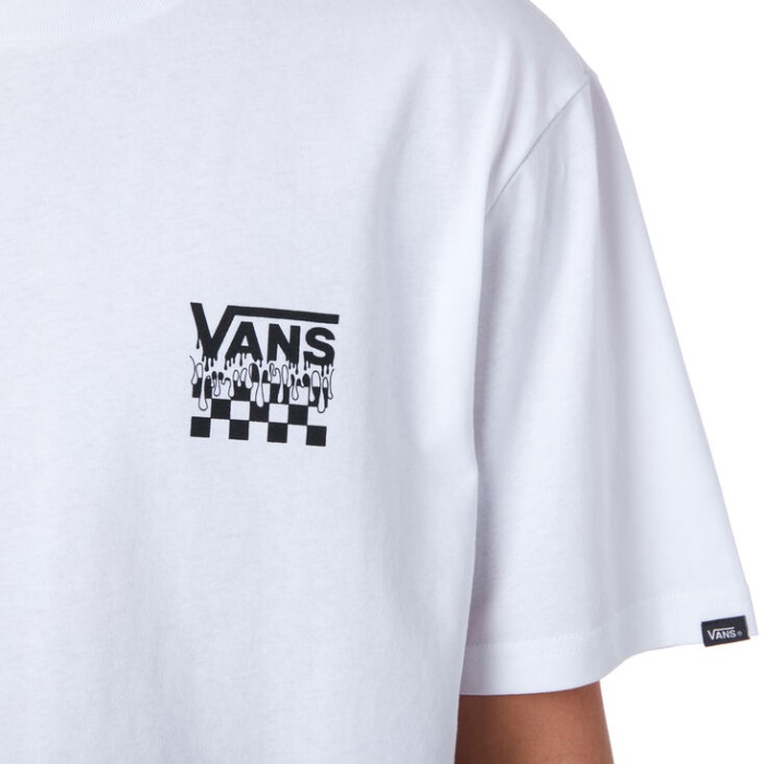Vans Festék Csepegtető Csekk Póló Fehér