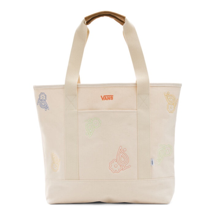 Vans Paisley Csekk Virágos Tote Bag Mályvacukor