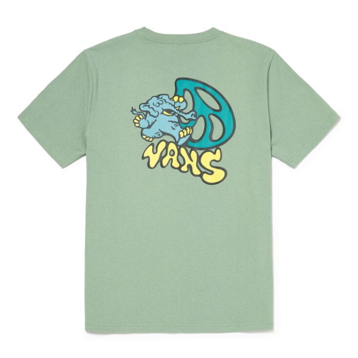 Vans Planet Szem Előtt Póló Bazsalikom
