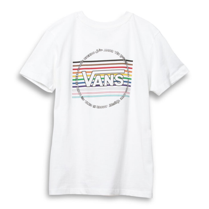 Vans Pride 22 Crew Póló Fehér