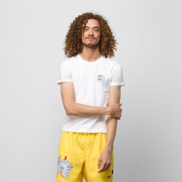 Vans Pride 22 Crew Póló Fehér