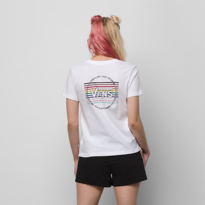 Vans Pride 22 Crew Póló Fehér