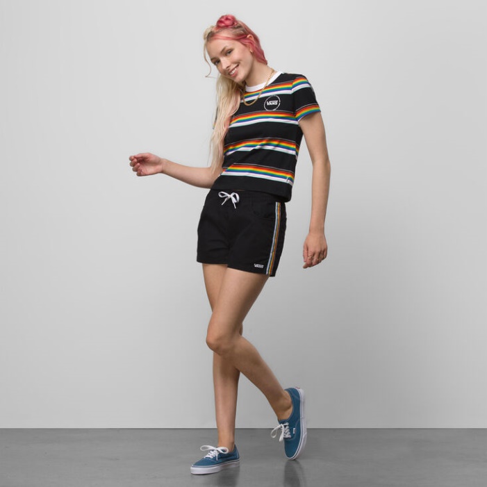 Vans Pride 22 Szőtt Rövid (sara Lorusso) Fekete