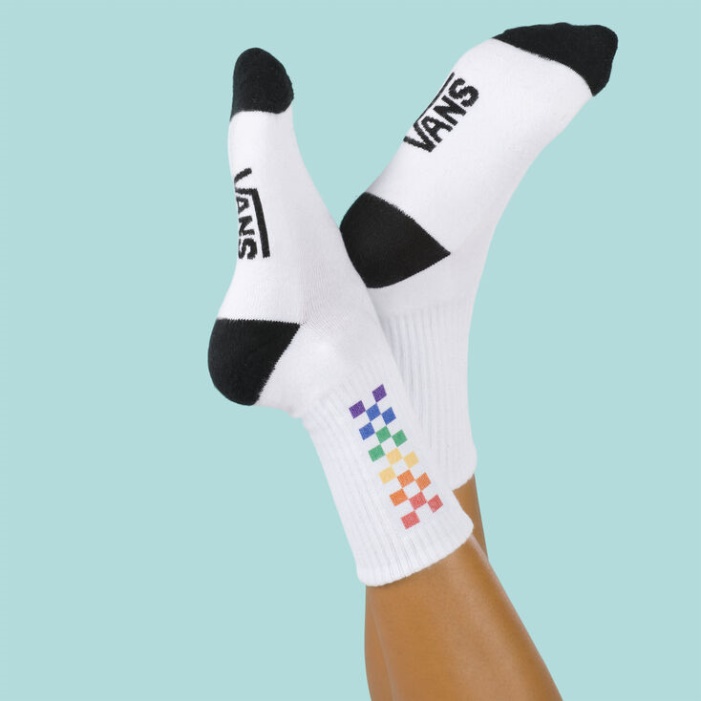 Vans Pride Girl Banda Zokni (6,5-10 Méret) Szivárvány