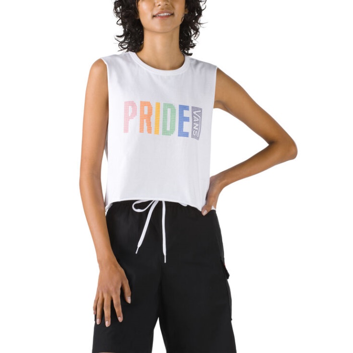 Vans Pride Izomtank Fehér
