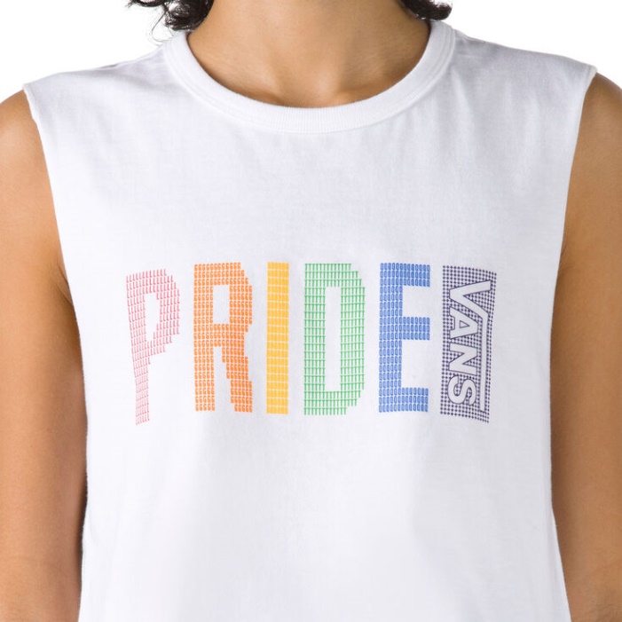 Vans Pride Izomtank Fehér