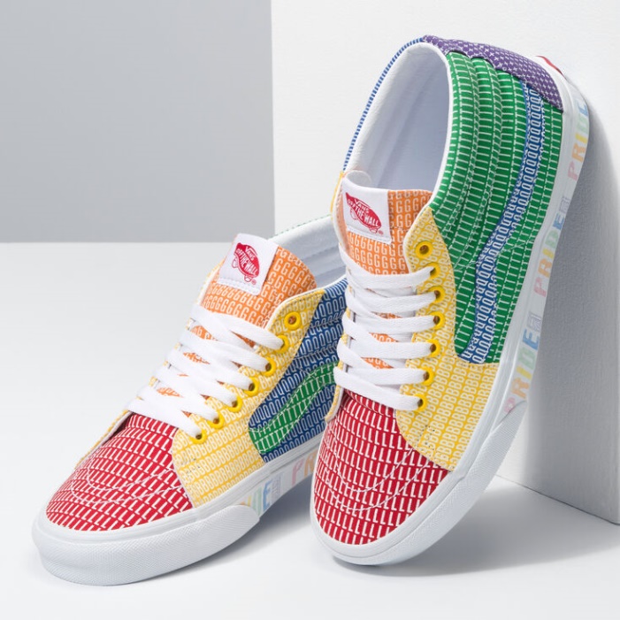 Vans Pride Sk8-mid Multi-true Fehér