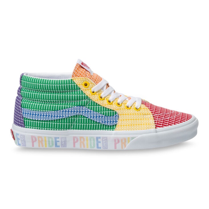 Vans Pride Sk8-mid Multi-true Fehér