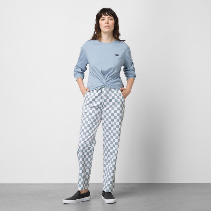Vans Range Print Relaxed Nadrág Ashley Blue
