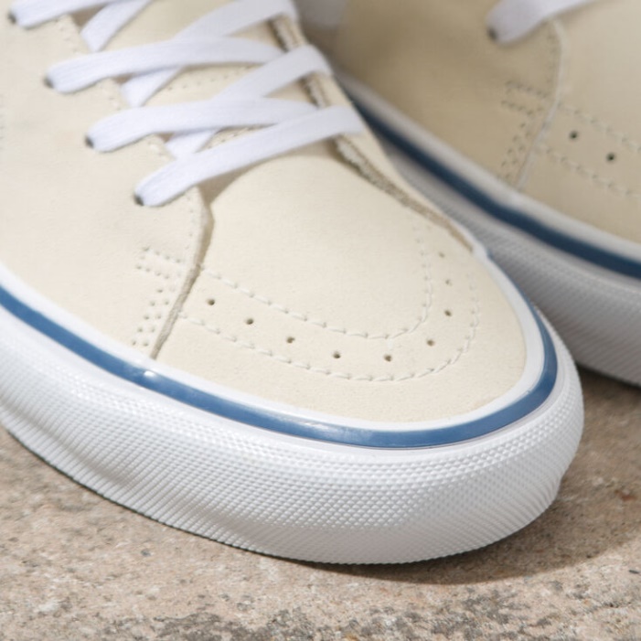 Vans Raw Canvas Skate Sk8-hi Raw Canvas Classic White