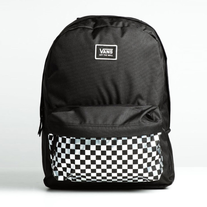 Vans Realm Klasszikus Hátizsák Fekete-irizáló-check