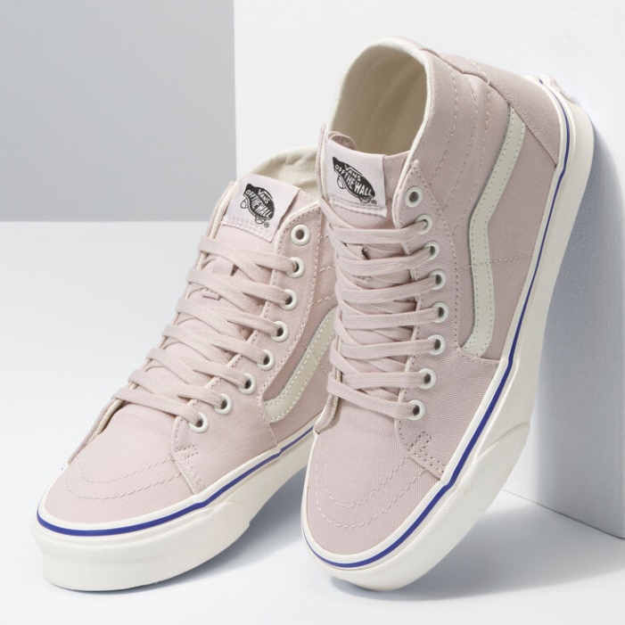 Furgonok Retro Cali Sk8-hi Kúpos, Halk Lila Spektrumú Kék