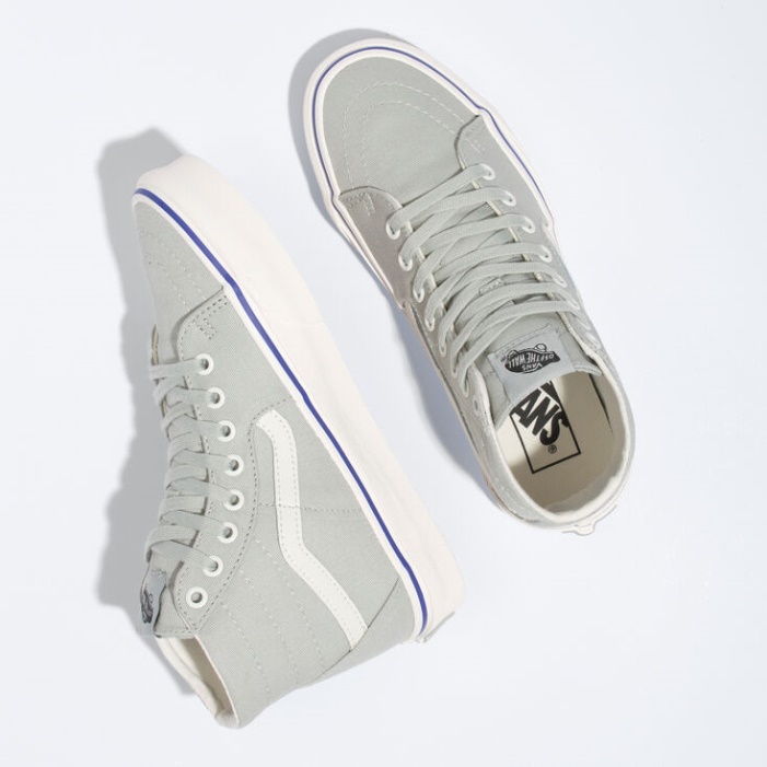 Furgonok Retro Cali Sk8-hi Kúpos ásványi Szürke Spektrumú Kék