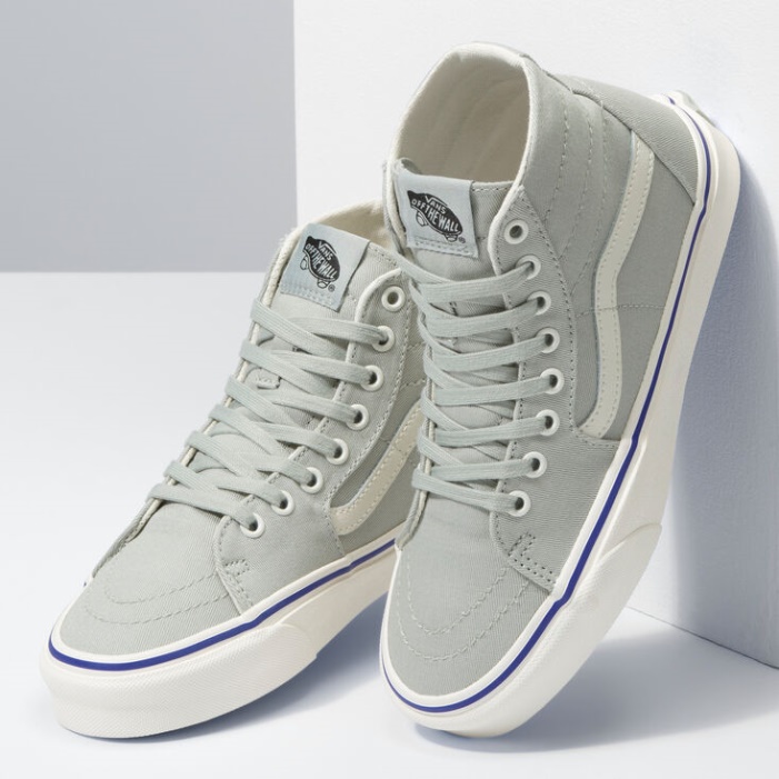Furgonok Retro Cali Sk8-hi Kúpos ásványi Szürke Spektrumú Kék
