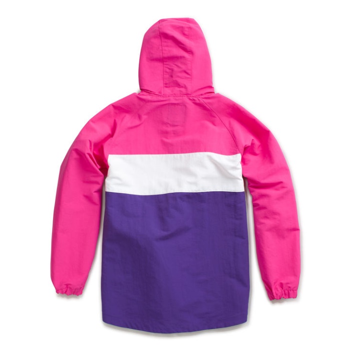 Furgonok Retro Sport Anorák Fukszia Lila-heliotrop