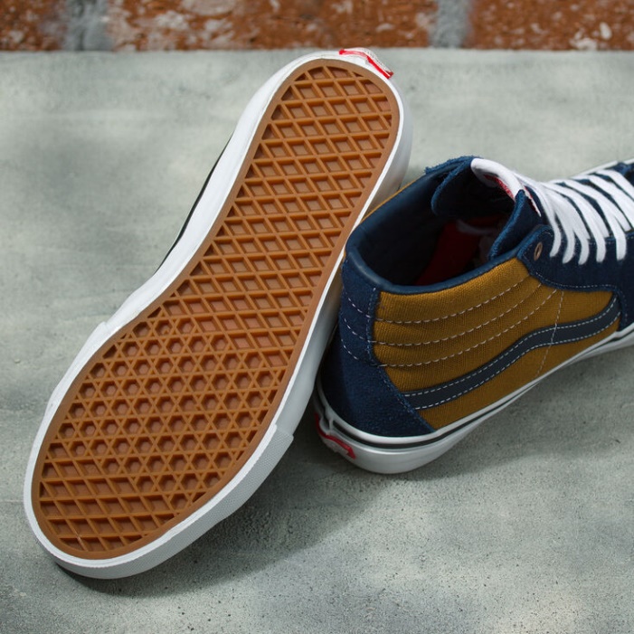Vans Reynolds Skate Sk8-hi Sötétkék-aranybarna