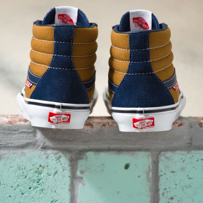 Vans Reynolds Skate Sk8-hi Sötétkék-aranybarna