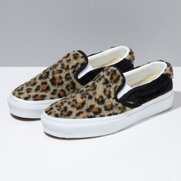 Furgonok Sherpa Slip-on 59 Leopárdfekete