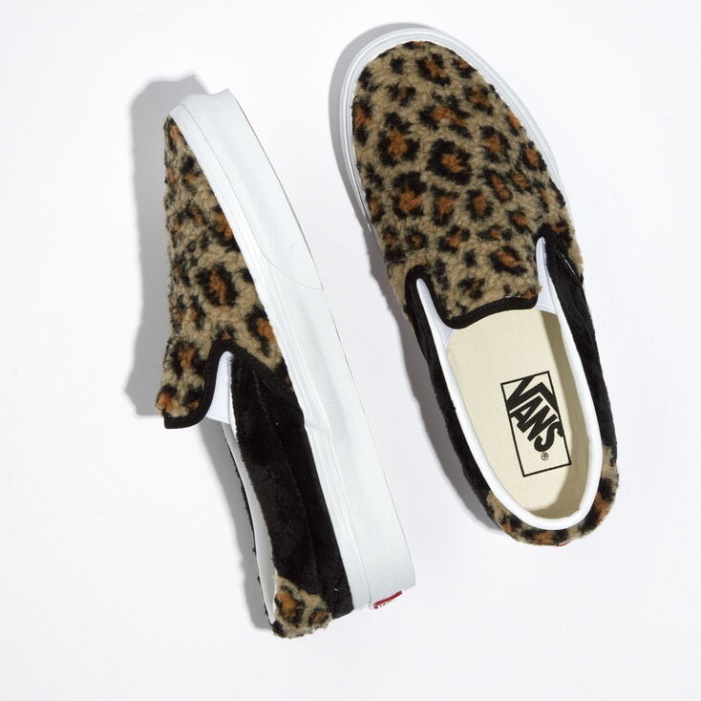 Furgonok Sherpa Slip-on 59 Leopárdfekete