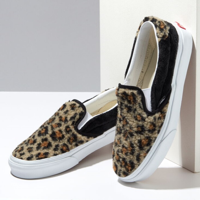 Furgonok Sherpa Slip-on 59 Leopárdfekete