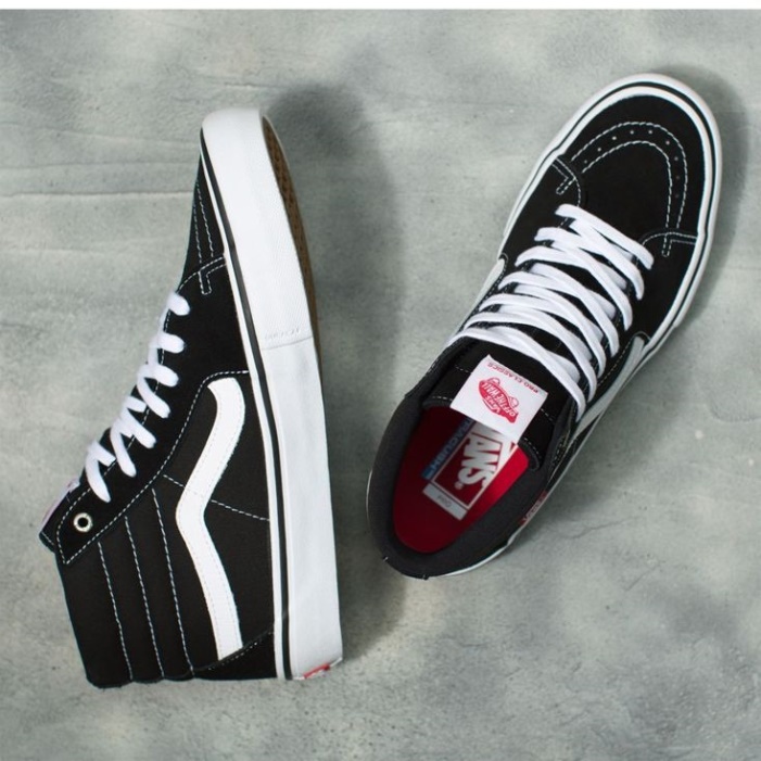 Furgonok Sk8-hi Pro Fekete-fehér