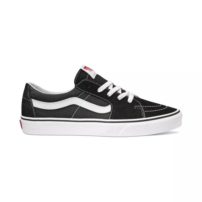 Furgonok Sk8-alacsony Fekete-igaz Fehér