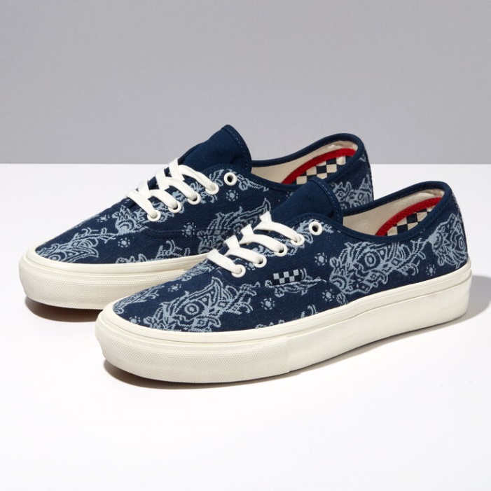 Vans Skate Autentikus Paisley Navy-mályvacukor