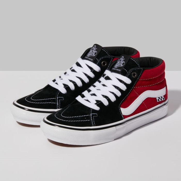 Vans Skate Grosso Középfekete-piros